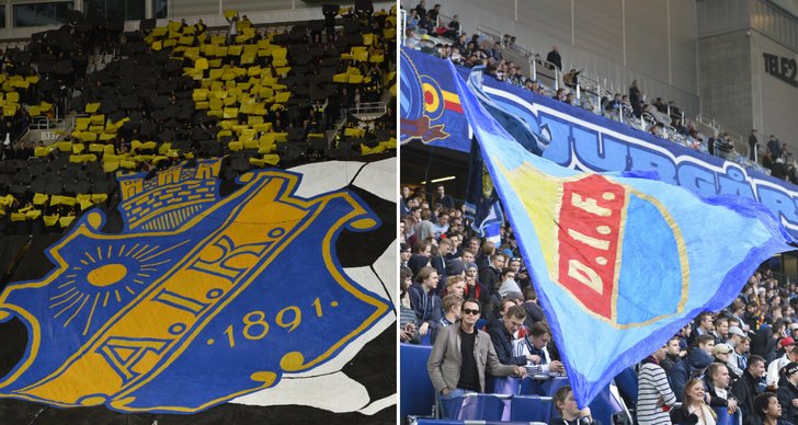 Derby, AIK, Supportrar, Fotboll, Fest, Allsvenskan, Stockholmsderby, Djurgården IF